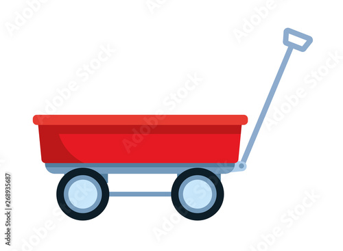 wagon icon cartoon