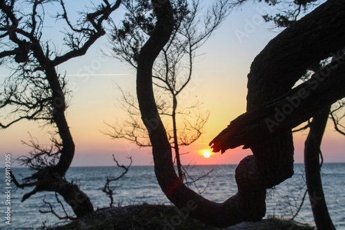 Ocracoke Island Sunset over the Sound 