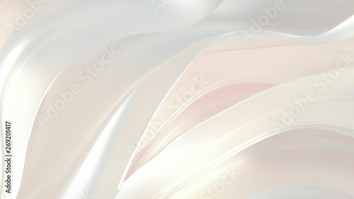 Luxury elegant background abstraction fabric. 3d illustration, 3d rendering.