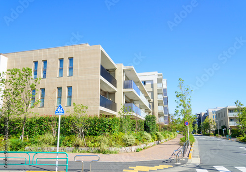 低層型の高級分譲マンション