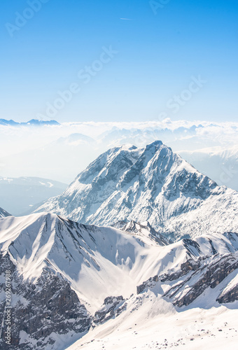 Zugspitze Alpen Schnee Landschaft