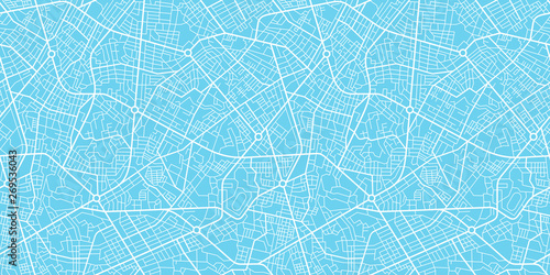 Urban vector city map seamless texture
