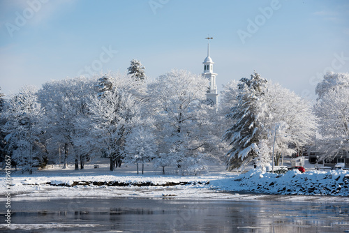 South Congregational Church Kennebunkport winter 2018