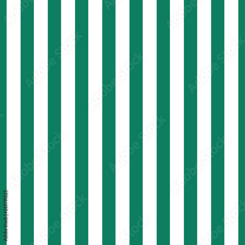 Pattern green and white vertical stripe seamless design for wallpaper, fabric print and wrap paper.