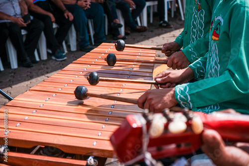 Marimba performance in Masaya, Nicaragua. 