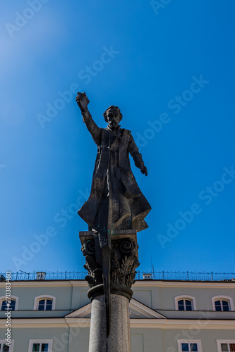 A statue of Piotr Skarga in the Old Town in Krakow