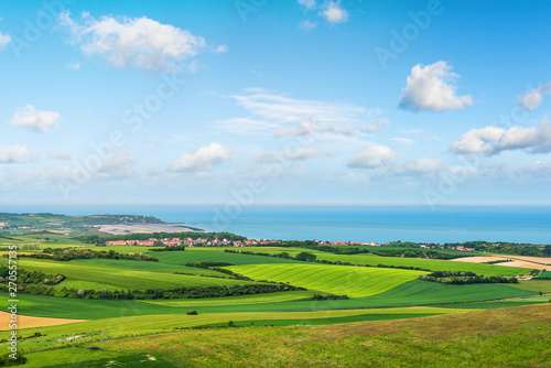 magnifique paysage de la côte entre Calais et Boulogne-sur-mer