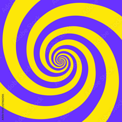 Hypnotic spiral background.Optical illusion style design. Vector illustration 