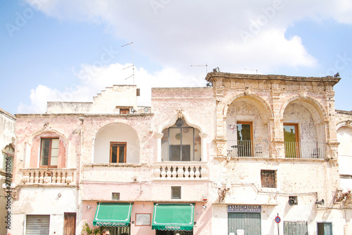 Salandra square in Nardò village, Italy