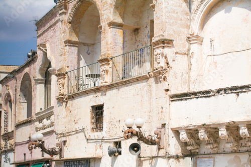 Salandra square in Nardò village, Italy