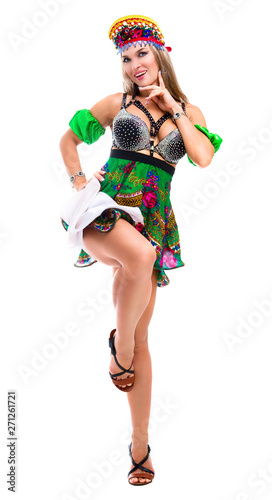  dancer performing russian traditional folk dance