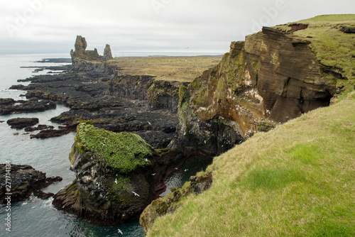 Londrangar Basalt Cliffs in Iceland