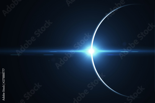 Beautiful solar eclipse