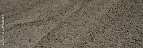 clinker surface in a raw material warehouse, cement production.
