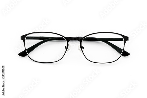 Glasses isolated on a white background, File contains with clipping path.