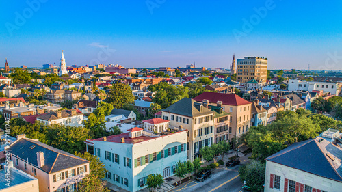 Rainbow Row in Charleston South Carolina SC