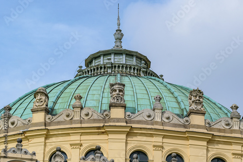 Juliusz Słowacki Theatre (Teatr im. Juliusza Słowackiego) decoration detail, Krakow, Poland