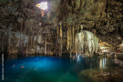 Xkeken cenote near Valladolid, Yucatan, Mexico