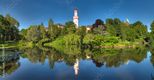 der Schloßpark in Bad Homburg vor der Höhe im Taunus, Hessen