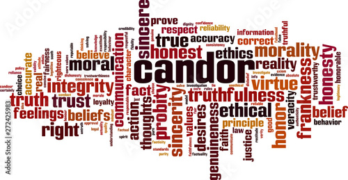 Candor word cloud