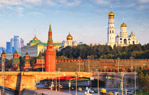 Moscow Kremlin at sunrise, Russia