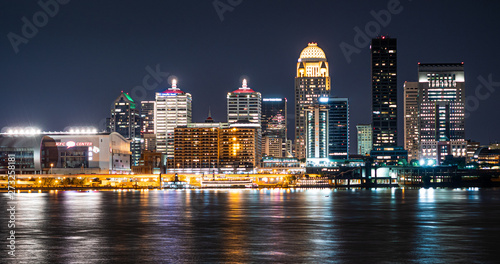 The city of Louisville by night - travel photography