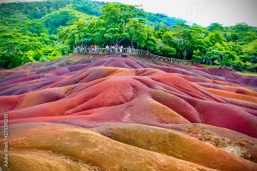 7 coloured Earth in Mauritius 