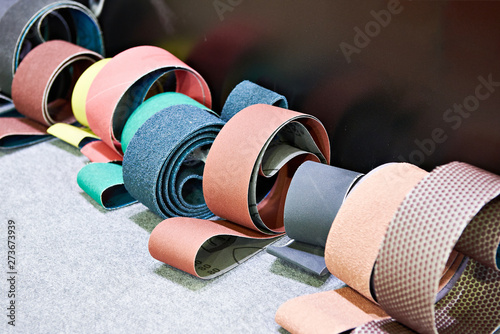 Sandpaper for grinding machines