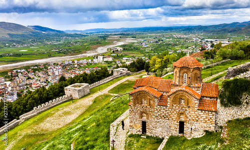 Holy Trinity Church at the Berat Citadel in Albania