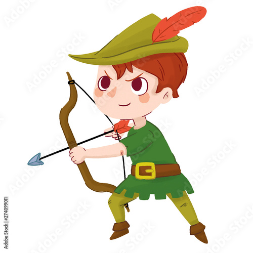 cute robin hood boy