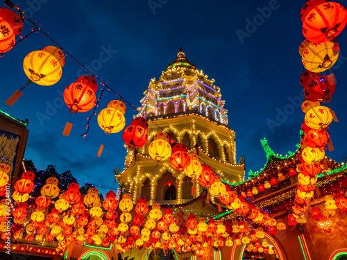 Penang Kek Lok Si Malaysia buddha Temple .