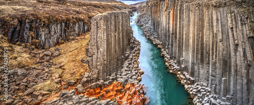 Kanion bazaltowy Studlagil, Islandia