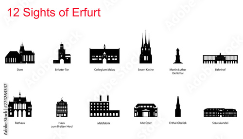 12 Sights of Erfurt