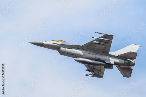 fighter jet military aircrafts flying with high speed on blue sky 