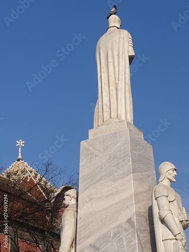 Denkmal Kaiser Jovan Nenad in Subotica - Vojvodina - Serbien