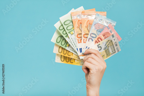 Euro Money. euro cash background. Euro Money Banknotes