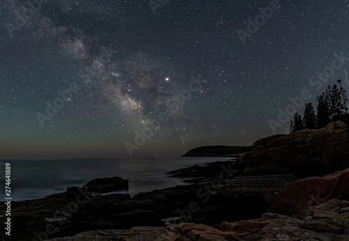 Milky Way in Acadia National Park in Maine 