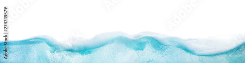 Wide web banner design of abstract blue water surface