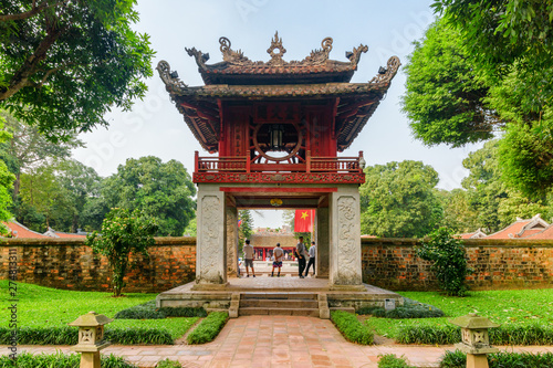 The Khue Van pavilion of the Temple of Literature. Hanoi