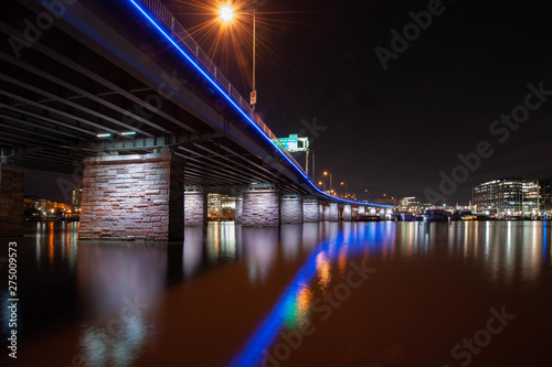 Washington DC 14th Street Bridge at Night