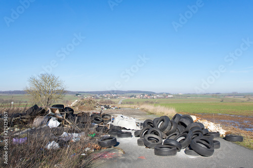 Décharge sauvage de déchets