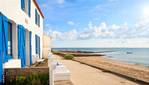 Maison en bord de plage sur l'île de Noirmoutier