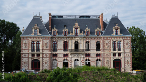 Former medieval castle, built in 1847 in the city of Bonnelles, in the Chevreuse Valley near Paris, France