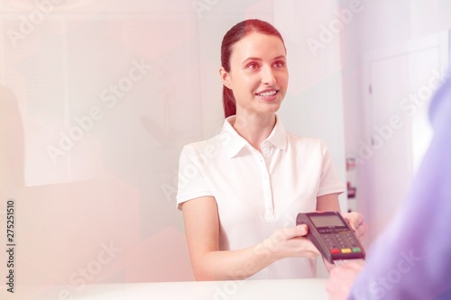 Medical personel (doctors, nurses and dentists) during different procedures with patients.