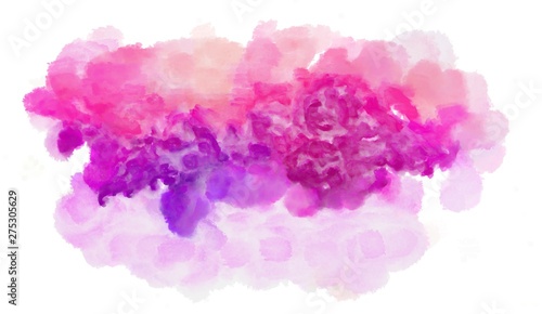 watercolor pastel pink, orchid and medium violet red color graphic background illustration painting