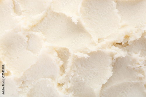 Texture of shea butter, closeup