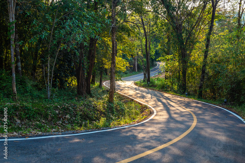 Road in the Forest, Thung Salaeng Luang National Park, Thailand