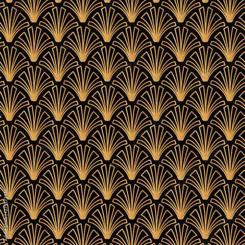 Geometric Art Deco Pattern Background Design