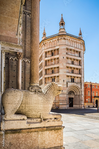 Main square of the city Parma, Italy
