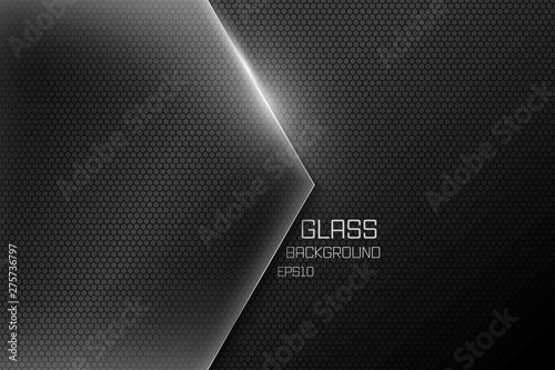 vector background with glass panel. eps10